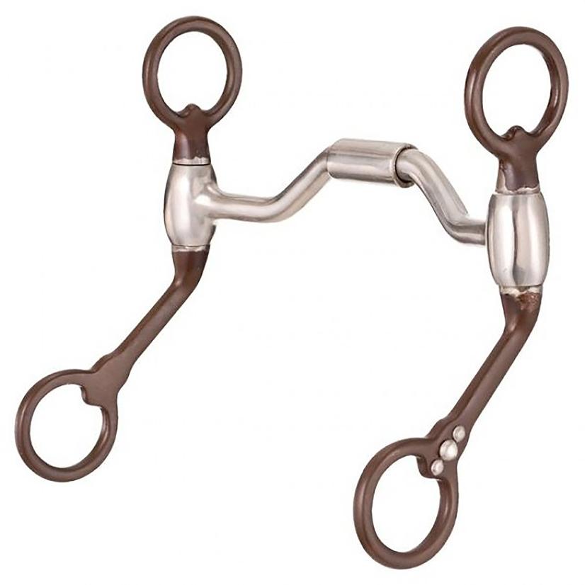 JTI Tack 5 / ANTIQUE JTI Low Port with ABR Cheeks Stainless Steel Bit