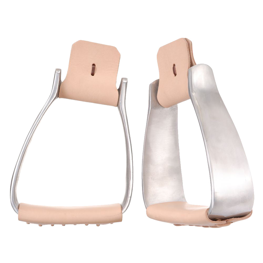 JTI Tack Tough1 Aluminum Angled Roper Stirrups