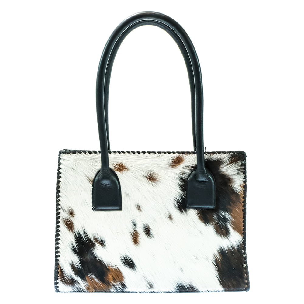 Juan Antonio Other Juan Antonio Black Croco with Brindle Hair Handbag