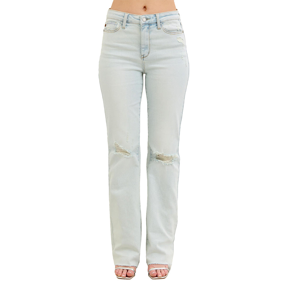 Judy Blue Apparel Judy Blue Destroy Wash Frayed Bootcut Women's Jeans