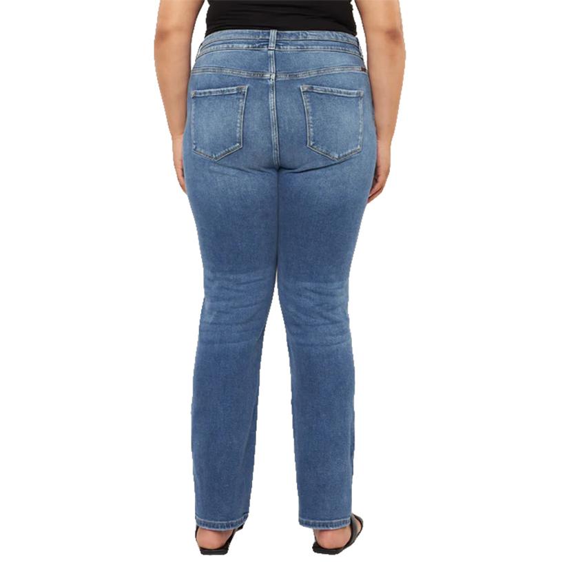 Kancan Apparel Kancan Rosemary High Rise Straight Leg Women's Plus Jeans