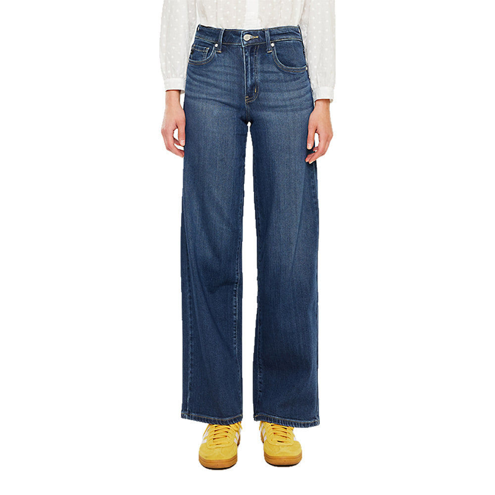 Kancan Apparel Kancan Samara High Rise Wide Leg Dark Wash Women's Jeans