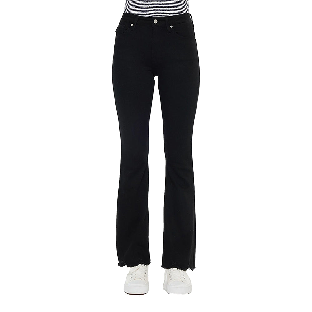 Kancan Apparel Kancan Women's Black High Rise Bootcut Jean