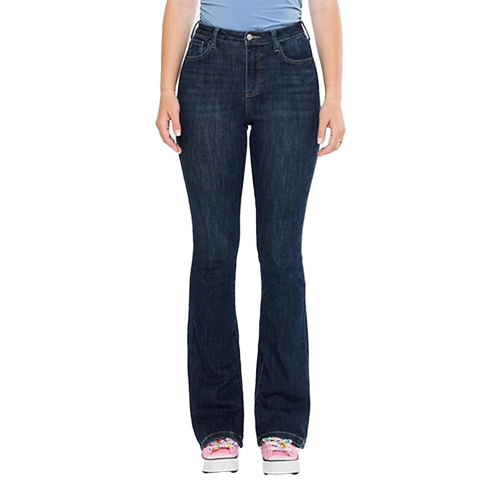 Kancan Apparel Kancan Women's Dark Wash High Rise Bootcut Jean