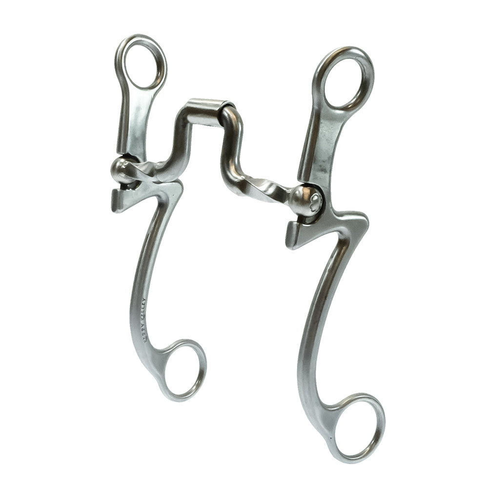 Kerry Kelley Tack Kerry Kelley Hinge Port Slow Twist with 8 1/2" Cheek Bit