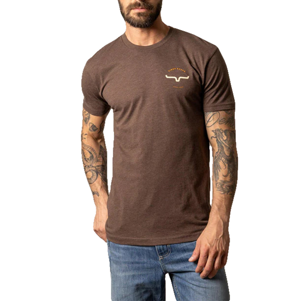 Kimes Ranch Apaprel Kimes Ranch Men's Espresso Sign Post T-Shirt