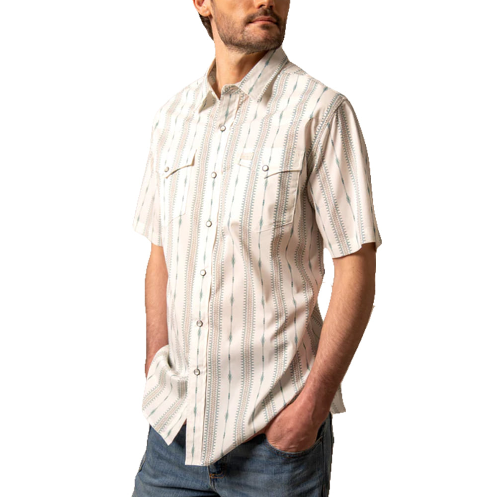Kimes Ranch Apparel Kimes Ranch Men's Sonny Green Short Sleeve Snap Shirt