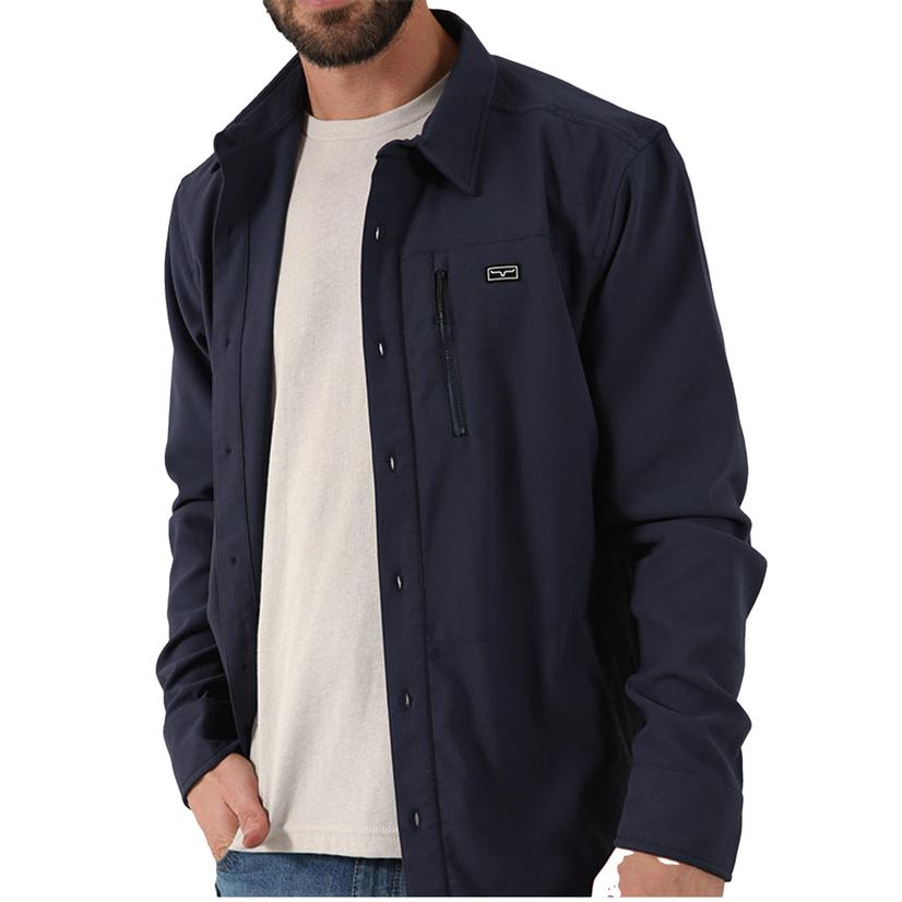 Kimes Ranch Apparel Kimes Ranch Navy Hart Shirt Men's Jacket