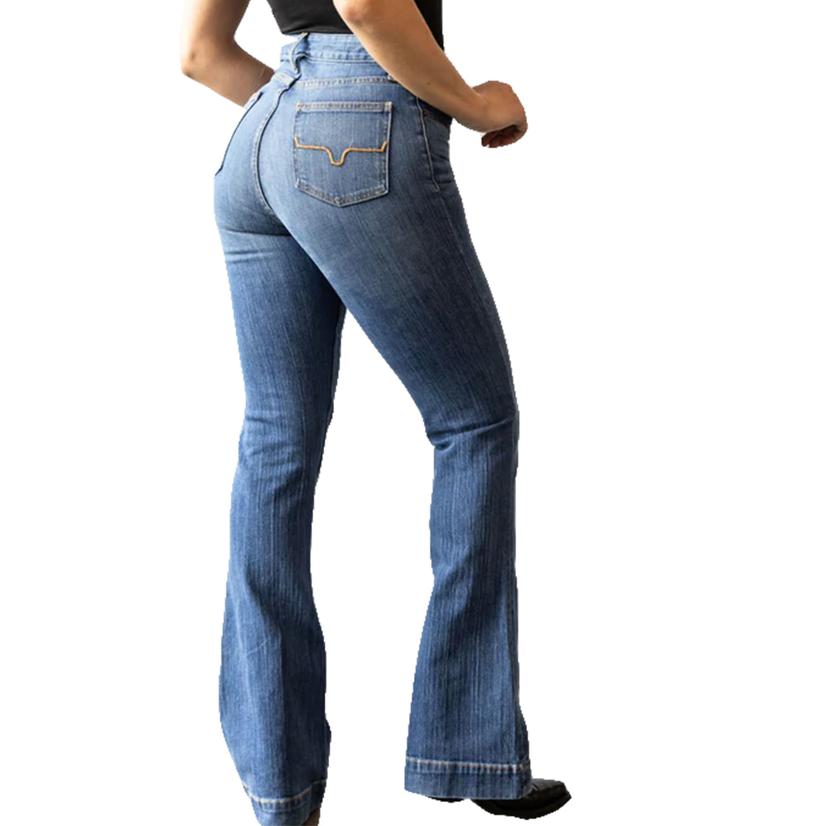 Kimes Ranch Apparel Kimes Ranch Ultra High Rise Jennifer Light Wash Women's Wide Flare Jeans