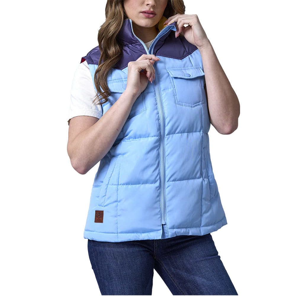 Kimes Ranch Apparel Kimes Ranch Wildfire Sky Blue Ladies Vest