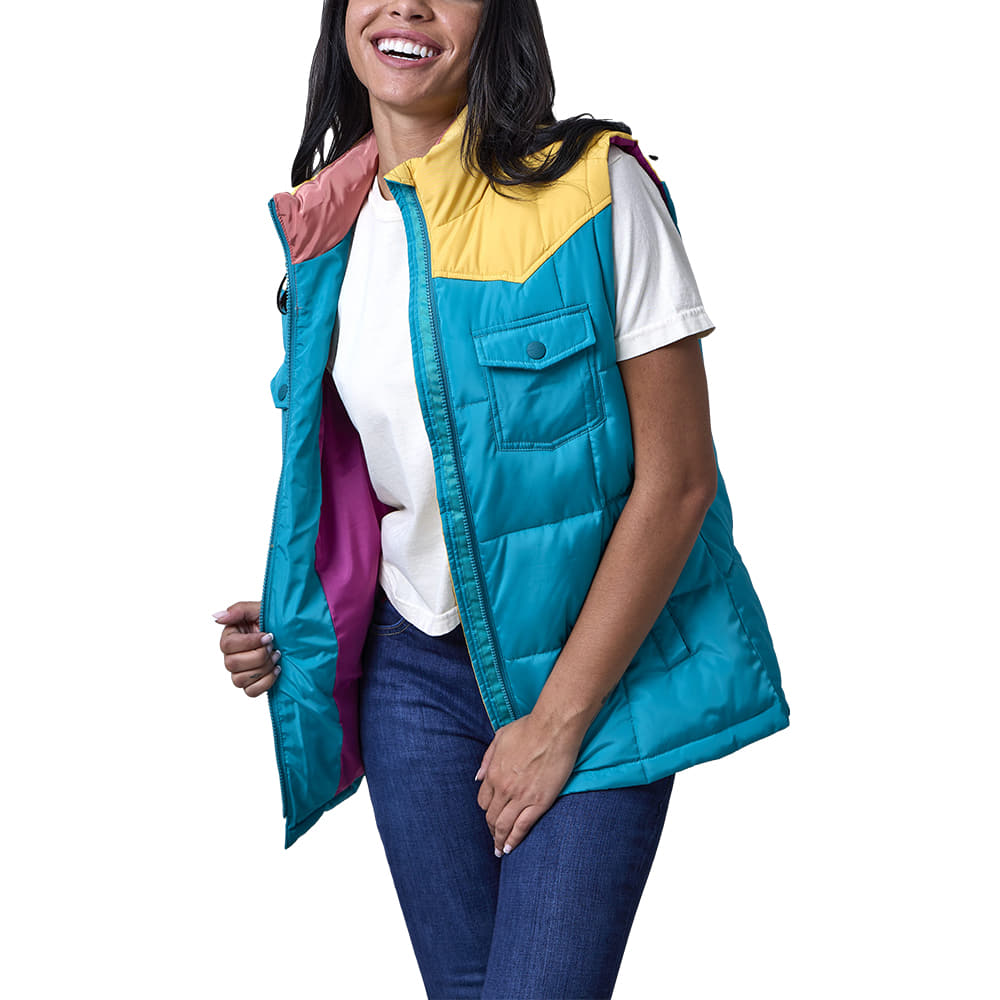 Kimes Ranch Apparel Kimes Ranch Wildfire Teal Ladies Vest