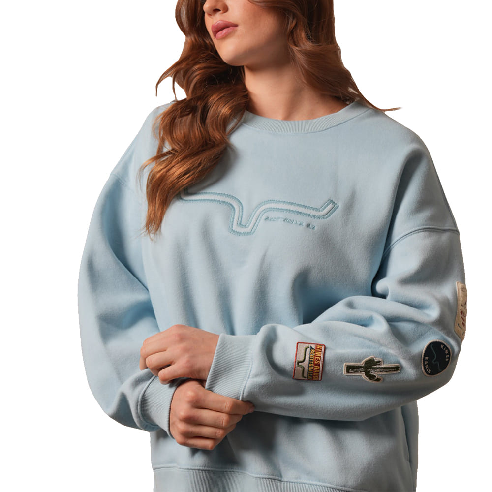 Kimes Ranch Apparel Saquaro Patchwork Crewneck