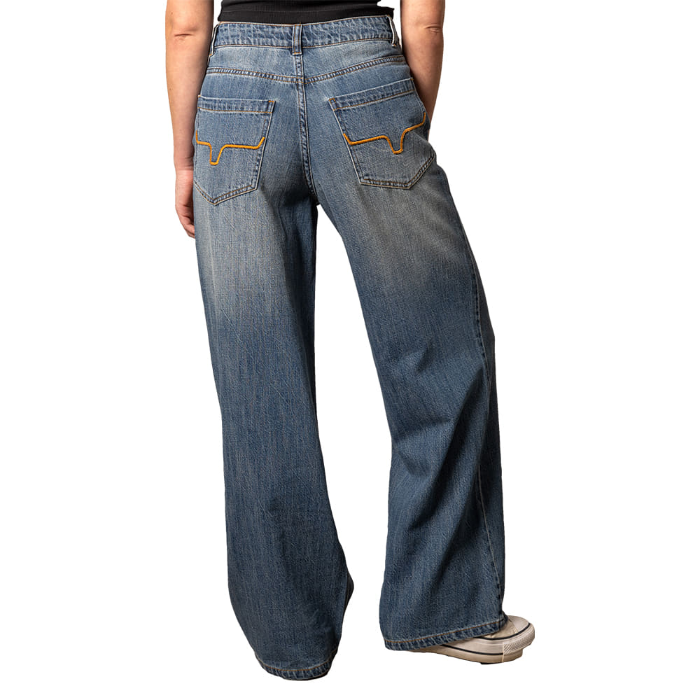 Kimes Ranch Apparel WOMENS MAGGIE BAGGIE JEAN IN ANTIQUE WASH