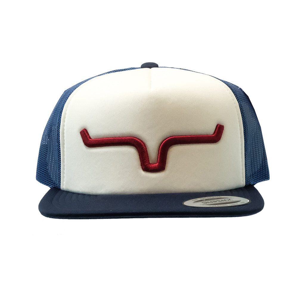 Kimes Ranch Hats Kimes Ranch Yeakley Navy Snapback Meshback Cap