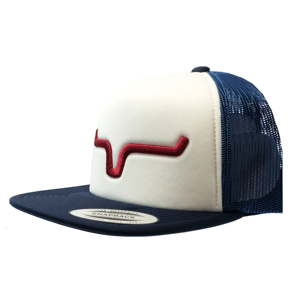 Kimes Ranch Hats Kimes Ranch Yeakley Navy Snapback Meshback Cap