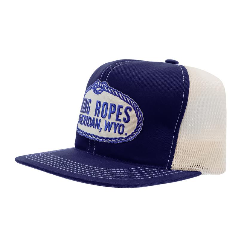 King's Saddlery Hats Royal Blue King Ropes Trucker Cap for Men