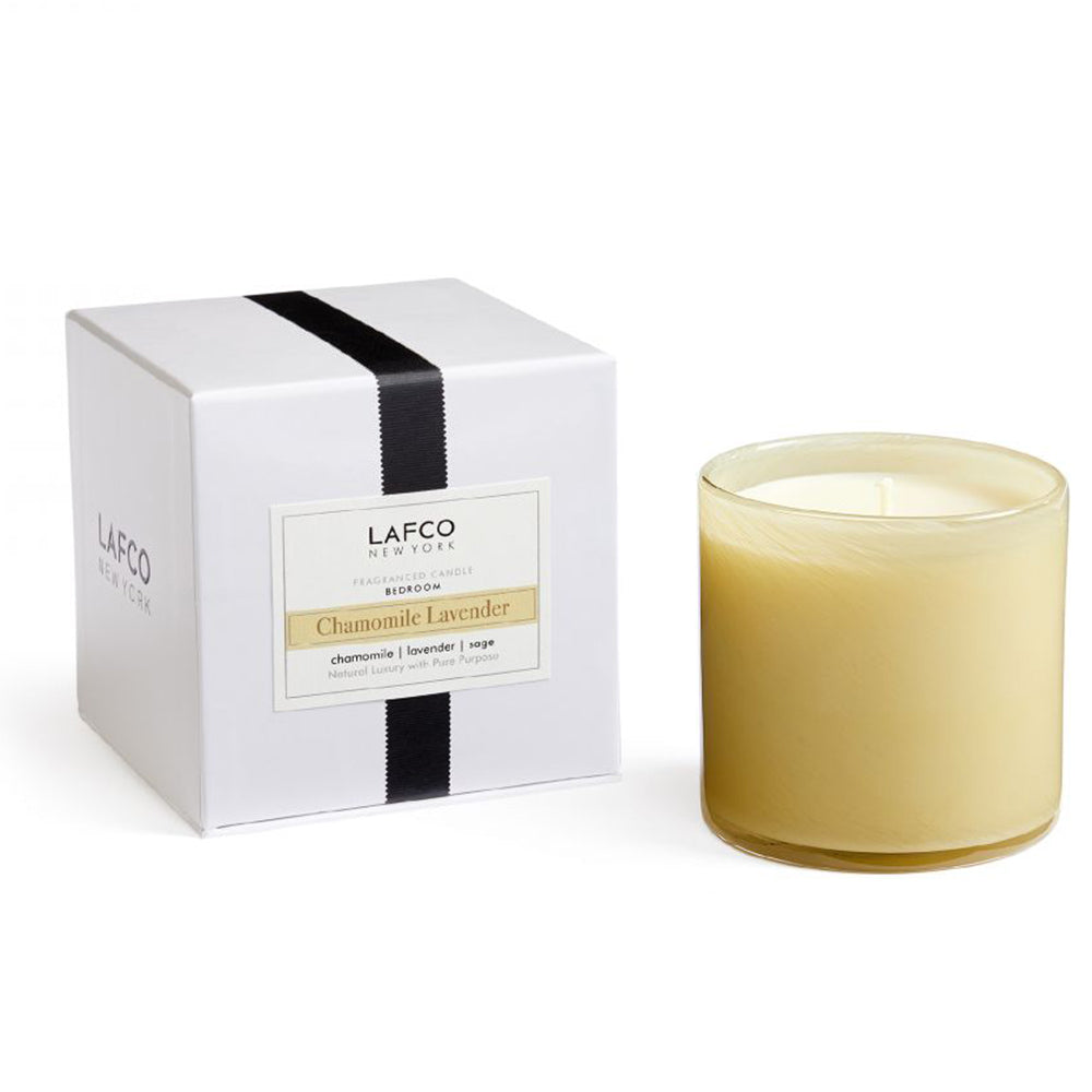 LAFCO Home Decor 15.5oz Lafco White Master Bedroom Signature Chamomile Lavender Candle