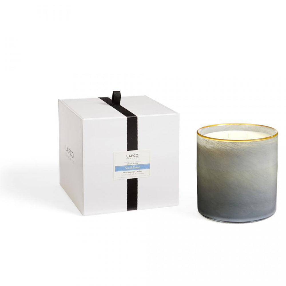 LAFCO Home Decor 86oz Lafco White Sea And Dune Anniversary Luxe 4 Wick Candle