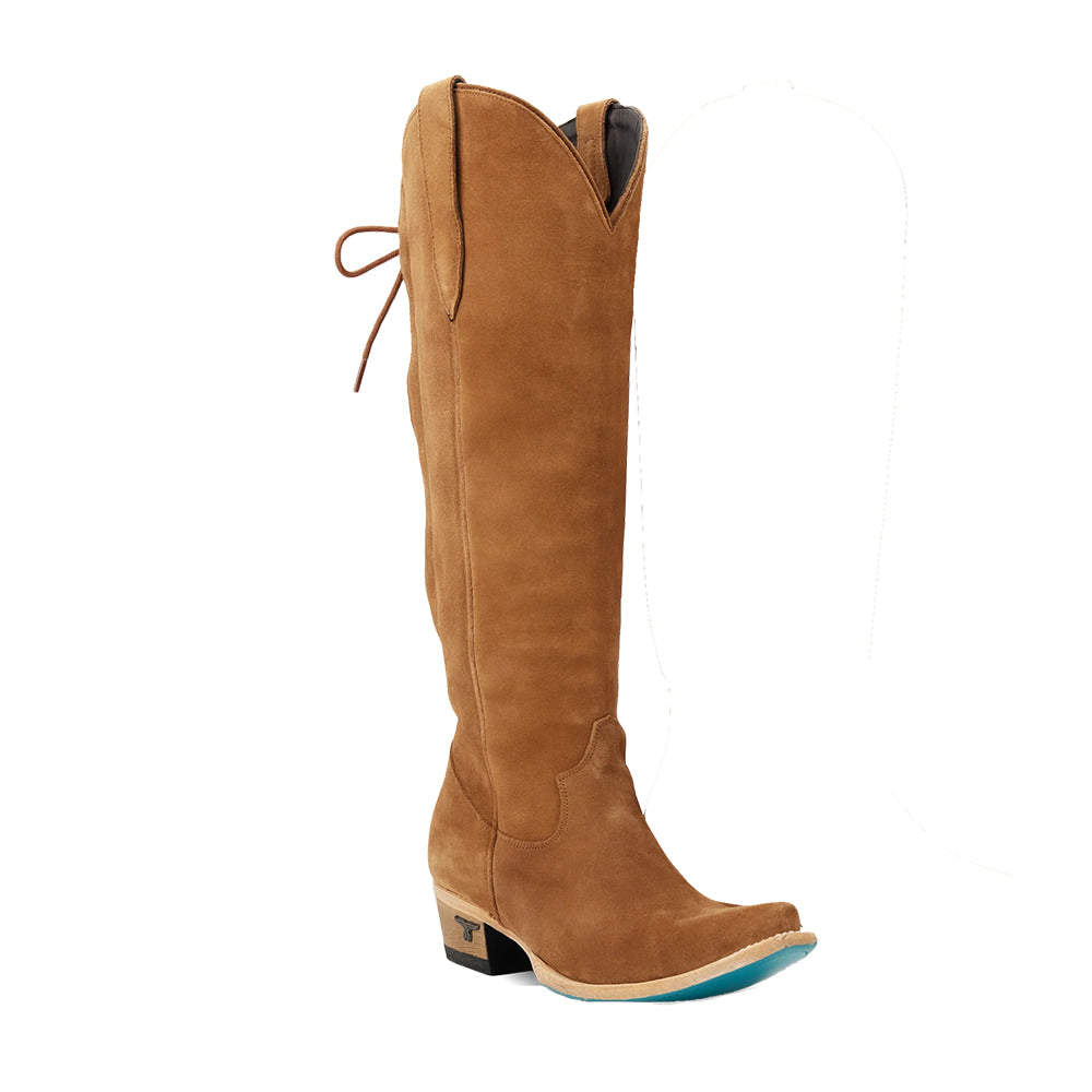 Lane Boot Company Footwear Lane Boot Company Women's Toffee Suede Olivia Jane Knee High Boot