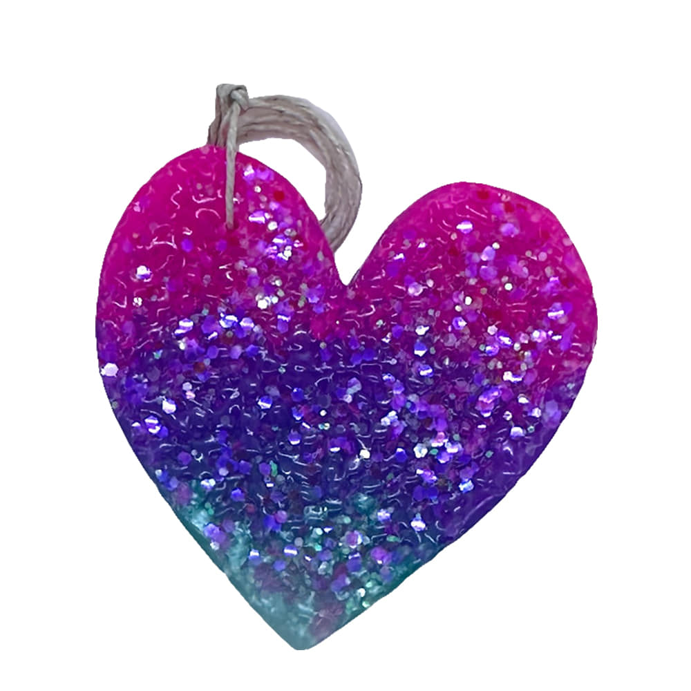 Leafcutter Candle Co Home Decor OSFA Leafcutter Multicolor Ombre Heart Cactus Flower Freshie Air Freshener