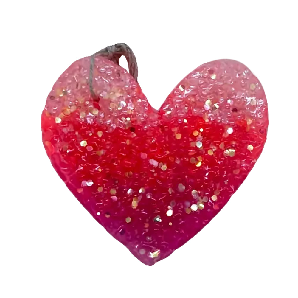 Leafcutter Candle Co Other Leafcutter Candle Co. Red/Pink Cherry And Leather Freshie Ombre Heart