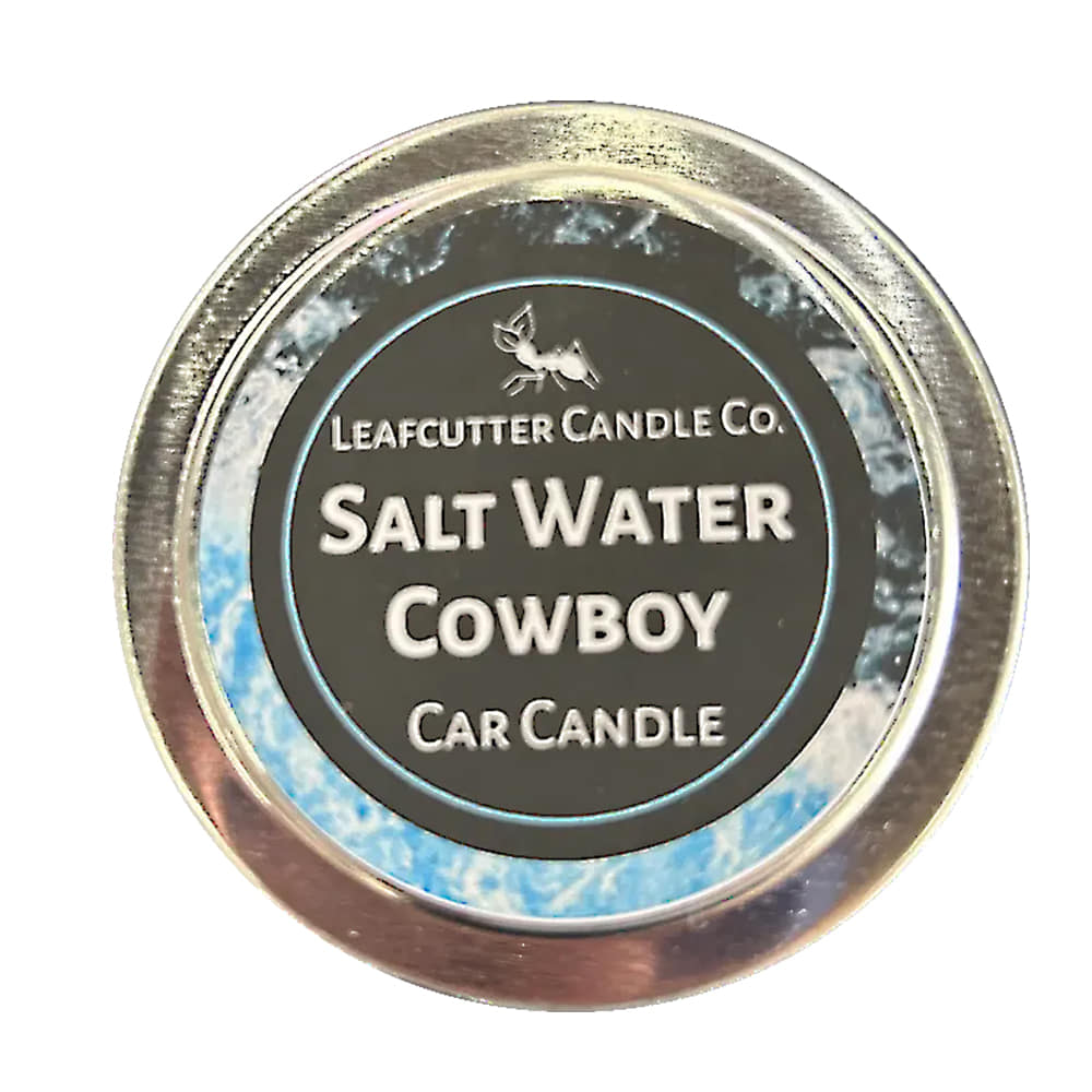 Leafcutter Candle Co Other Leafcutter Candle Co. Salt Water Cowboy Black Car Candle