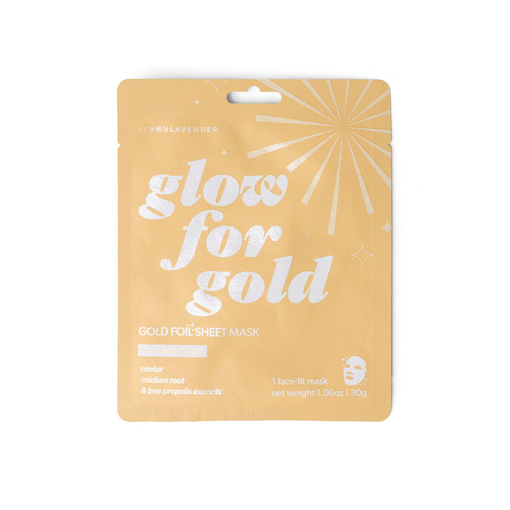 Lemon Lavender Other Glow for Gold Lemon Lavender Glow Getter Foil Face Mask