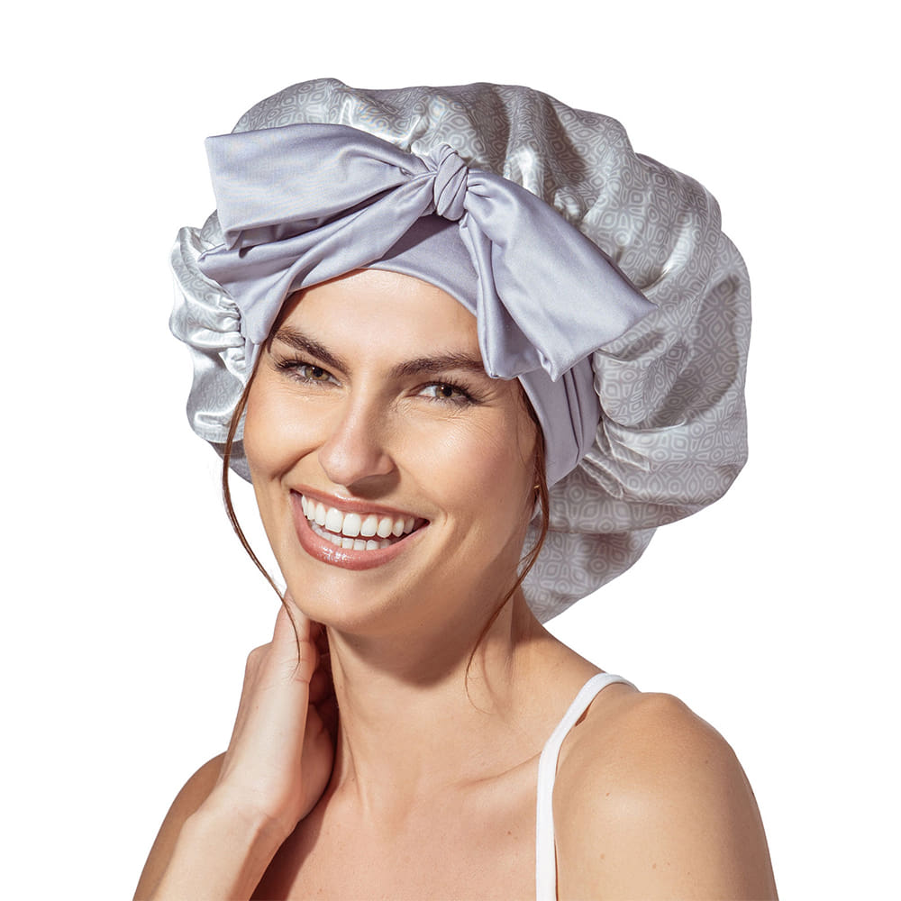 Lemon Lavender Other Gray / Osfa Lemon Lavender Snooze Control Satin Sleep Bonnet