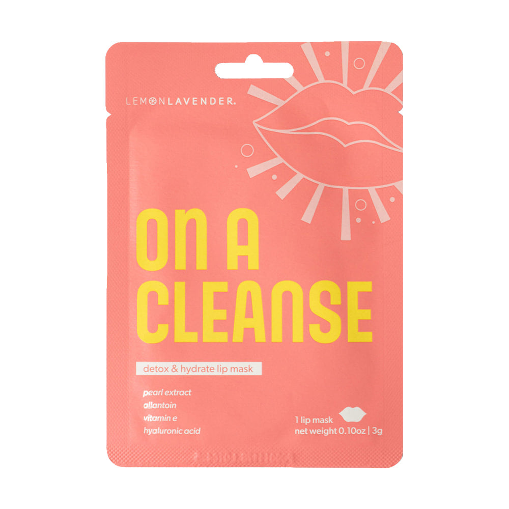Lemon Lavender Other Lemon Lavender On A Cleanse Pucker Up Hydrogel Lip Mask Detox and Hydrate Lip Mask