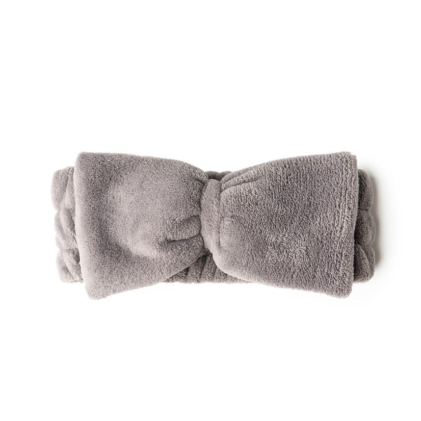 Lemon Lavender Other OSFA / Gray Lemon Lavender Take a Bow Ultra Plush Spa Headband