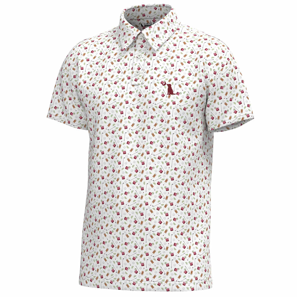 LOCAL BOY OUTFITTERS 2000 SHORT SLEEVE MENS DIRTY MYRTLE SHORT SLEEVE POLO Transfusion