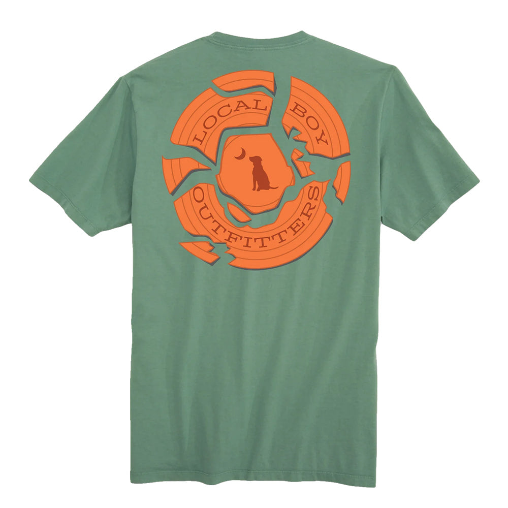 Local Boy Outfitters Apparel Local Boy Outfitters Graphic Sporting Clay Men's Long Sleeve Tee In Gray