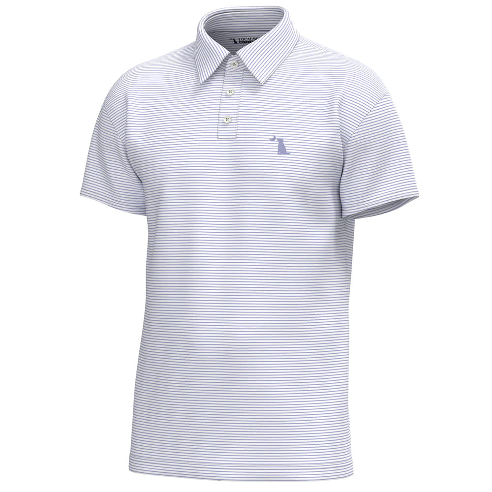 Local Boy Outfitters Apparel Local Boy Outfitters Men's Lavender Driftwood Short Sleeve Polo