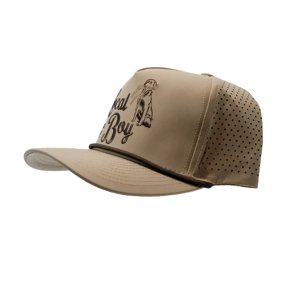 Local Boy Outfitters Hats Local Boy Outfitters Clay Perforated Rope Shed Hunter Cap