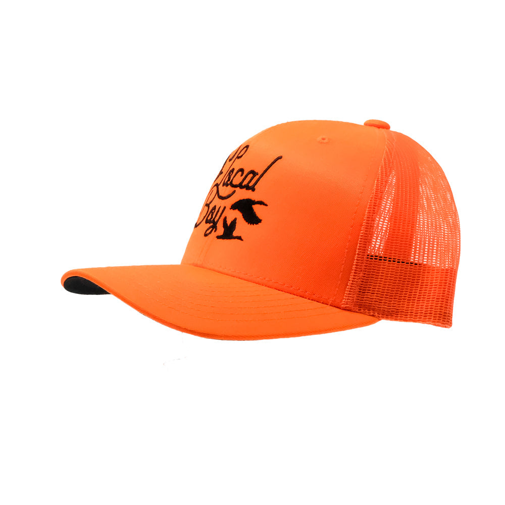Local Boy Outfitters Hats Local Boy Outfitters HI-VIS Orange Quack Pack Trucker Cap