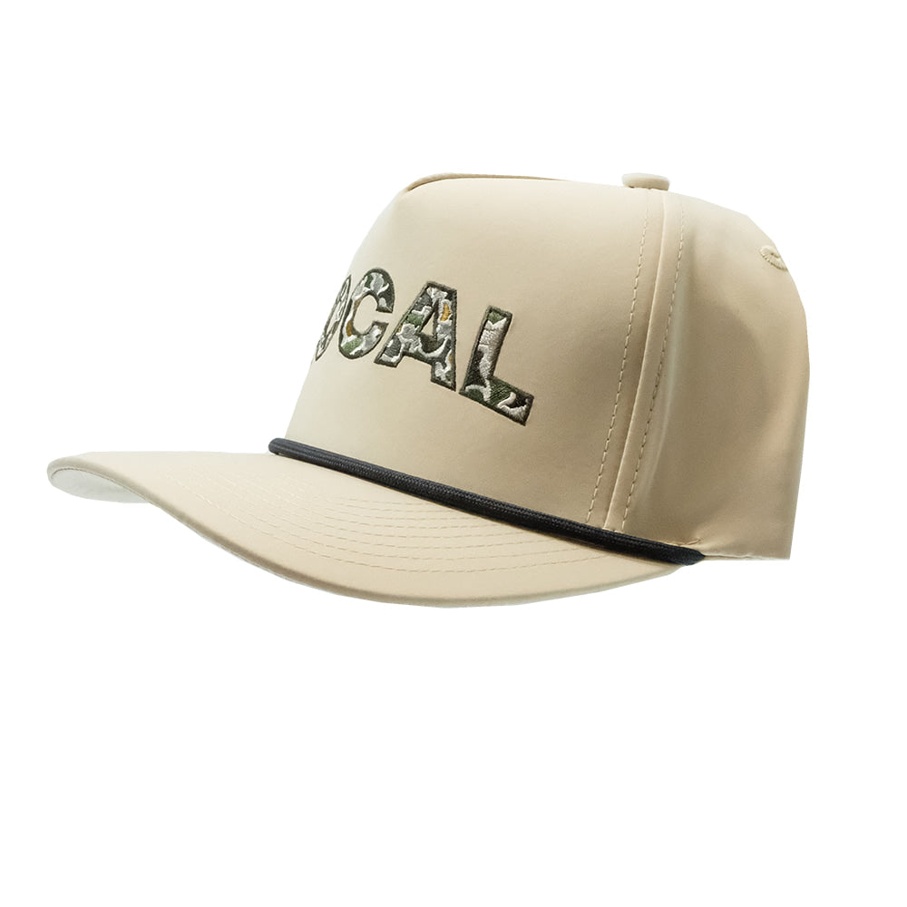 Local Girl Outfitters Hats Local Girl Outfitters Women's Light Khaki Local Camo LG Cap