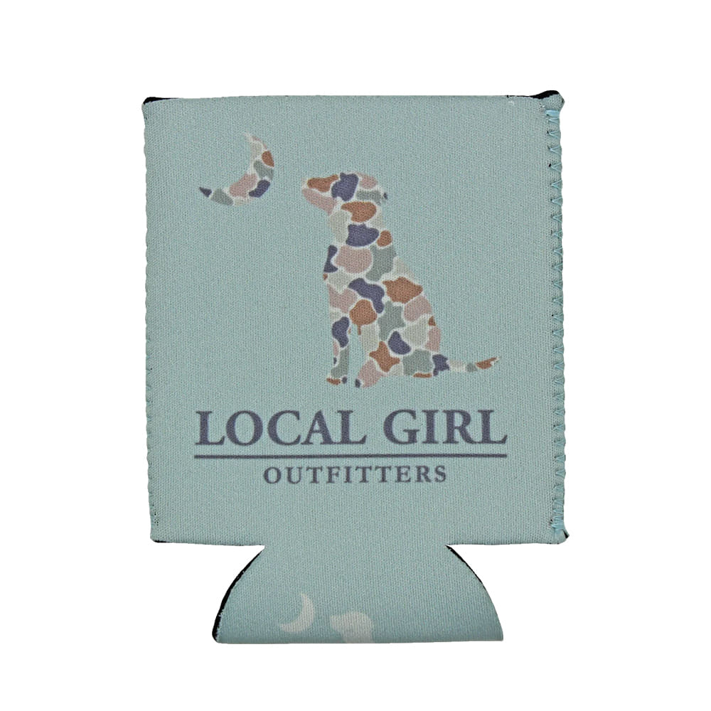 Local Girl Outfitters Other Local Girl Outfitters Eucalyptus LG FC Flora Dog and Moon Koozie