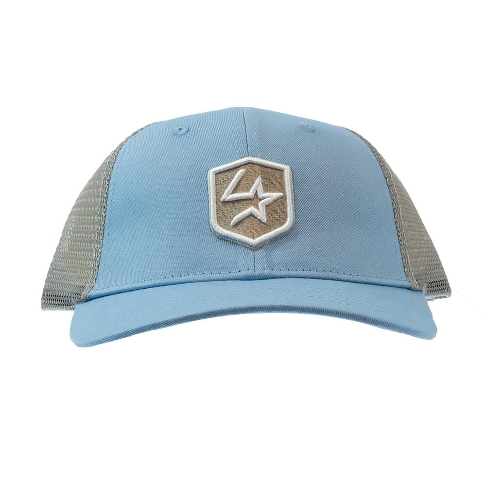 Lone Star Rope Co Hats OSFA / BLUE/GREY Lone Star Rope Company Blue And Grey Trucker Cap