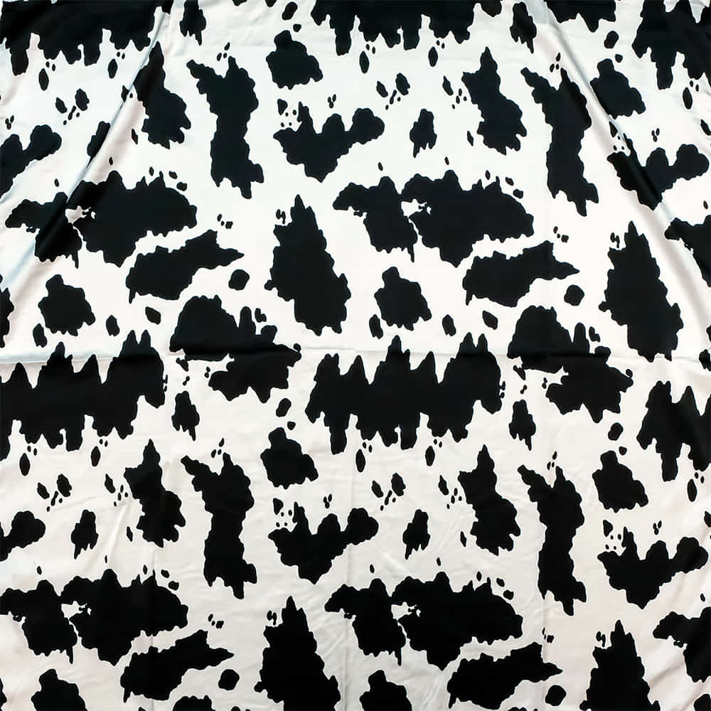 M & F Western Apparel Black/White / 33"X33" M&F Western Cow Black and White Wild Rag 33"x33"