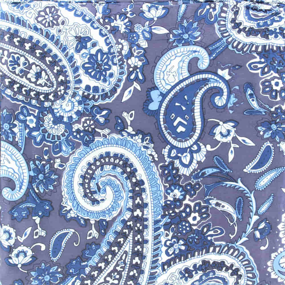 M & F Western Apparel Blue / 33"x33" Paisley Print Wild Rag
