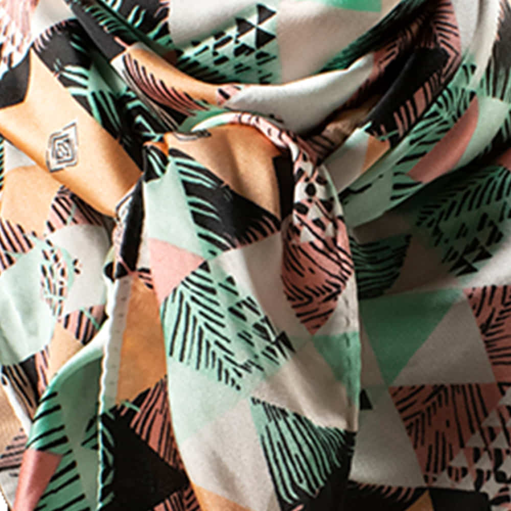 M & F Western Apparel Multi / 33"X33" M&F Western Tribal Print Multi Color Wild Rag 33x33