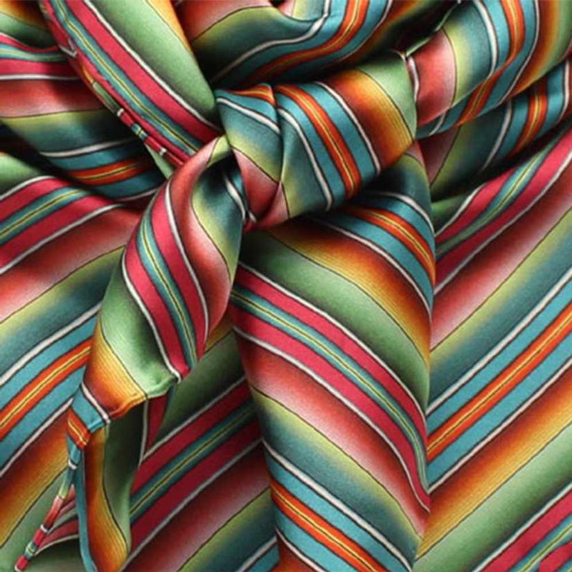 M & F Western Apparel Multi / 33"x33" Wild Rags Western Serape Print 33x33