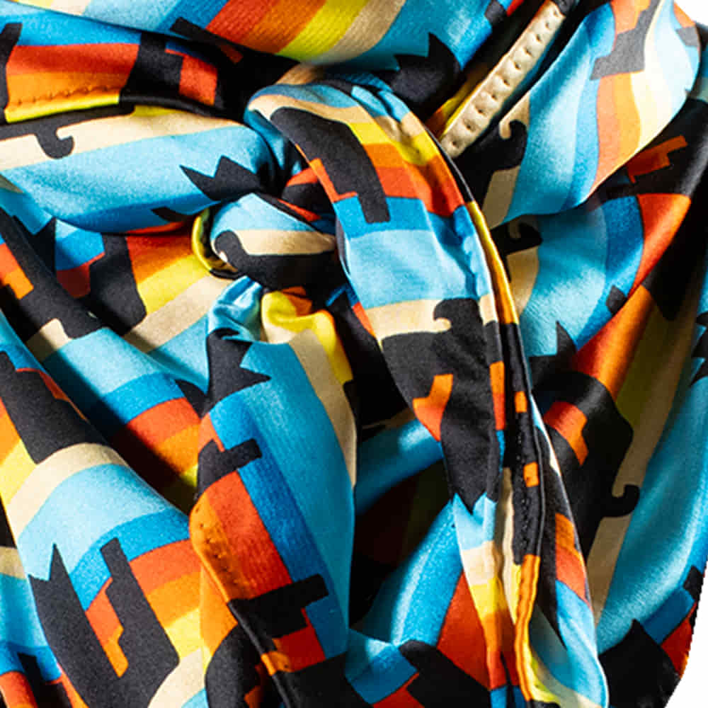 M & F Western Apparel Thunderbird / 33"X33" M&F Western Thunderbird Multicolor Wild Rag 33"x33"
