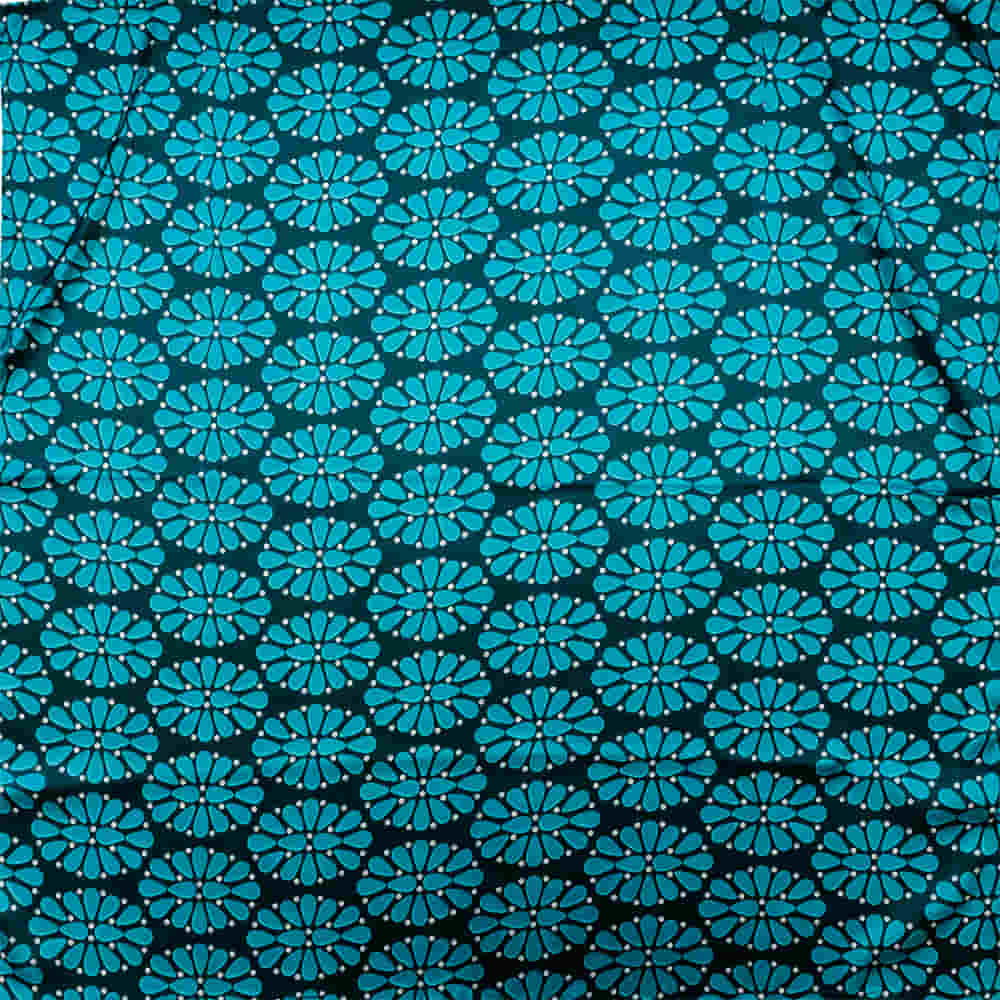 M & F Western Apparel Turquoise / 33"X33" M&F Western Wild Rag Turquoise Stone Print 33x33