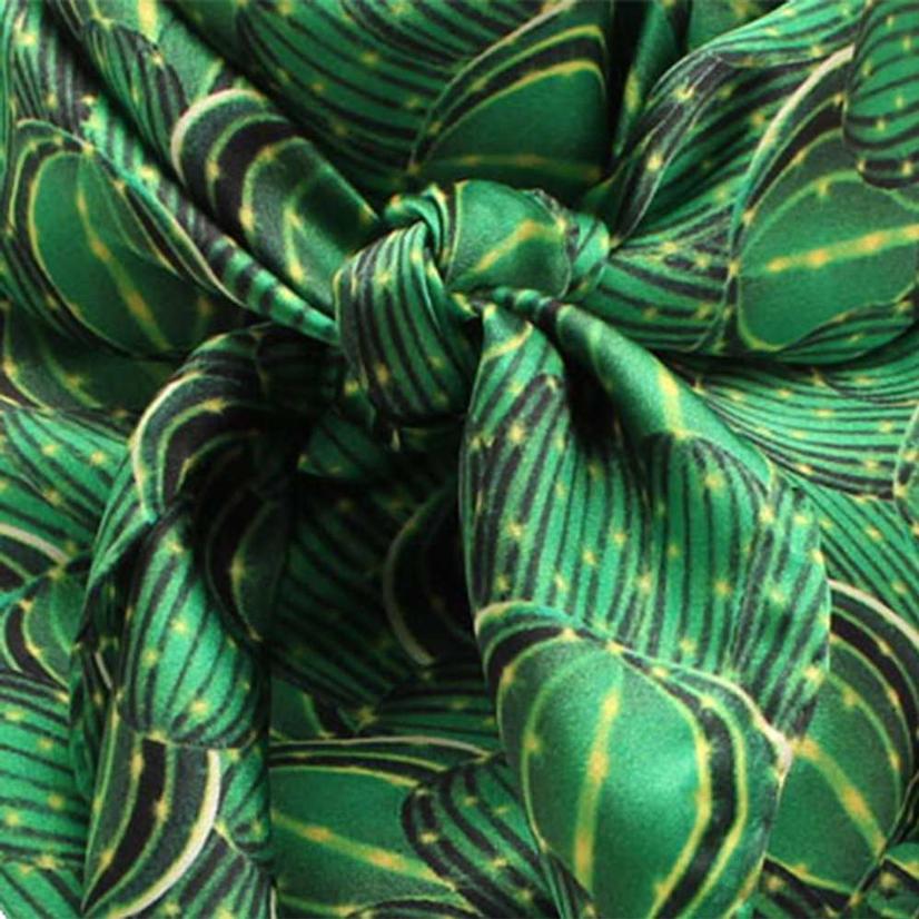 M & F Western Green / 33"x33" Wild Rag in Green Cactus 33x33