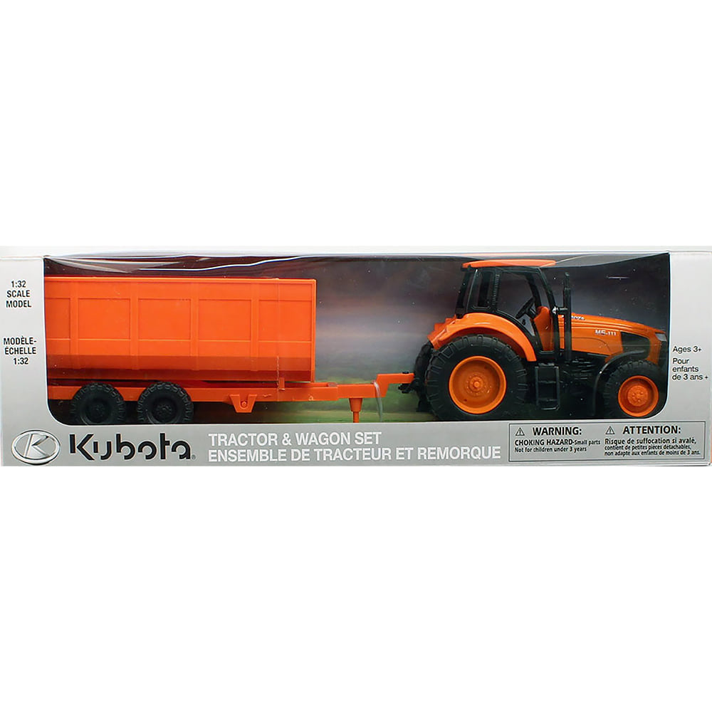 M & F Western Other M&F Western Kubota Farm Tractor and Trailer