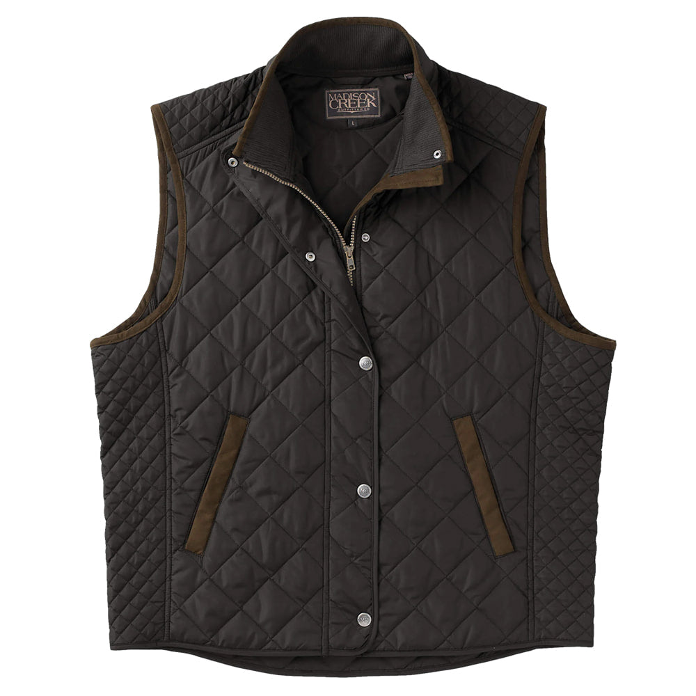 Madison Creek Outfitters Apparel Madison Creek Outfitters Mens Greenville Nylon Vest in Black