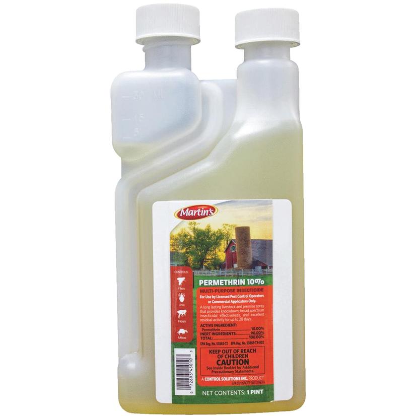 Martin's Supplies 16oz Martin's Permethrin 10% Multi-Purpose Insecticide 16oz.