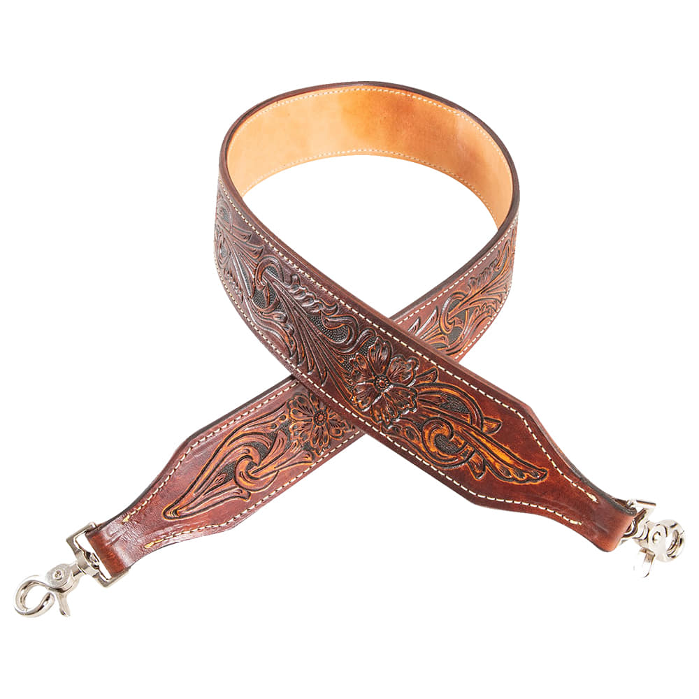 Martin Saddlery Ropes Martin Saddlery Rope Can Floral Tooled Strap