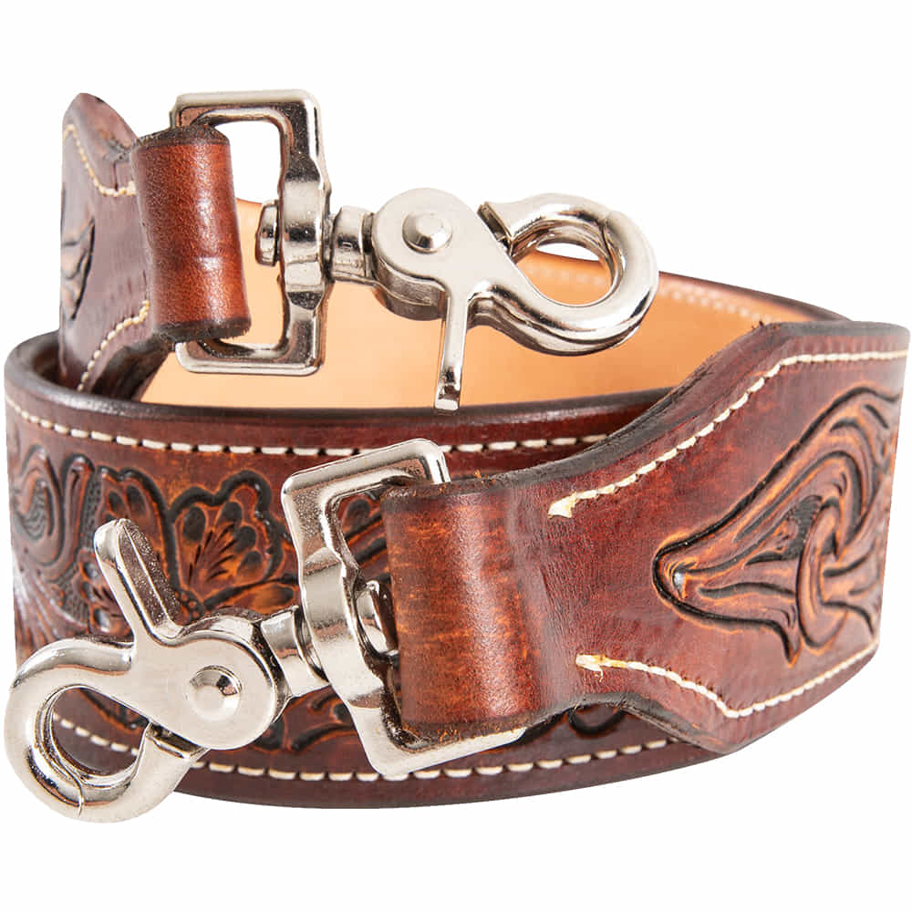 Martin Saddlery Ropes Martin Saddlery Rope Can Floral Tooled Strap